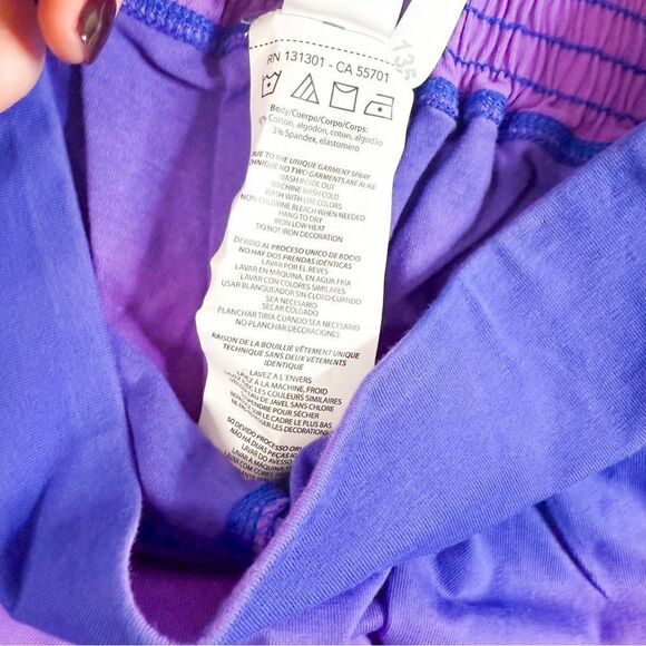 Zumba NWT! Women's Eclipse Shorts in Orchid Purple Ombre - Size S - Picture 4 of 6